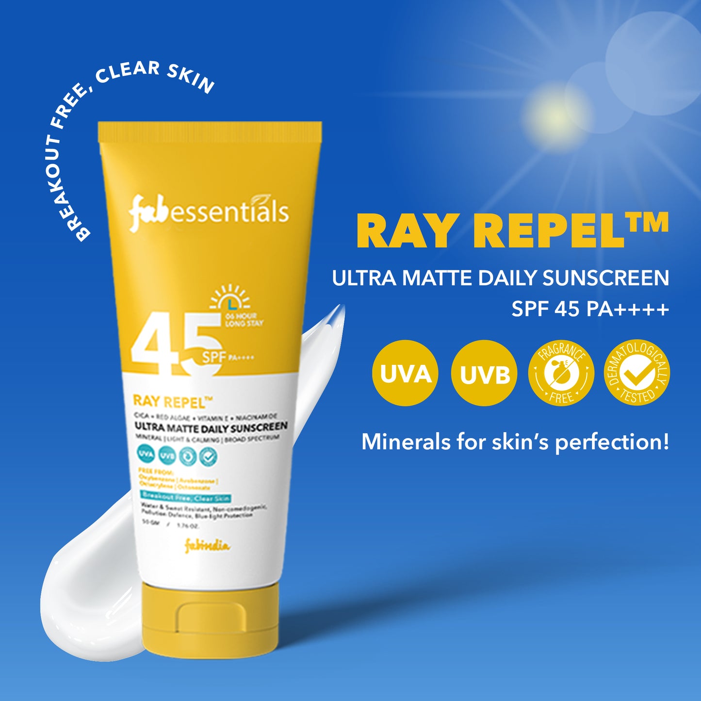 Ultra Matte Daily Sunscreen SPF 45 PA++++ -50 g