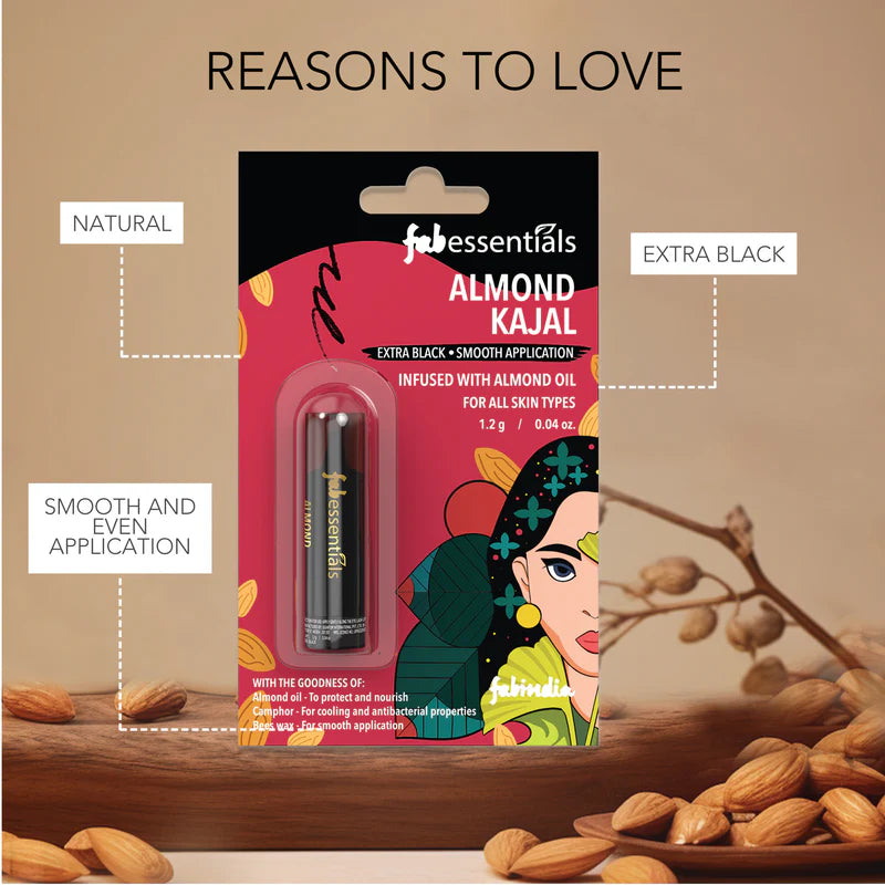 Almond Kajal- 1.2 gm