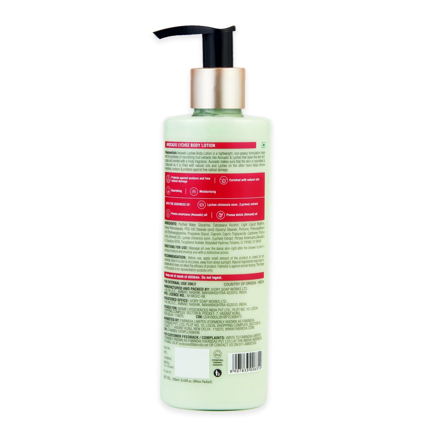 Avocado Lychee Body Lotion - 250 ml