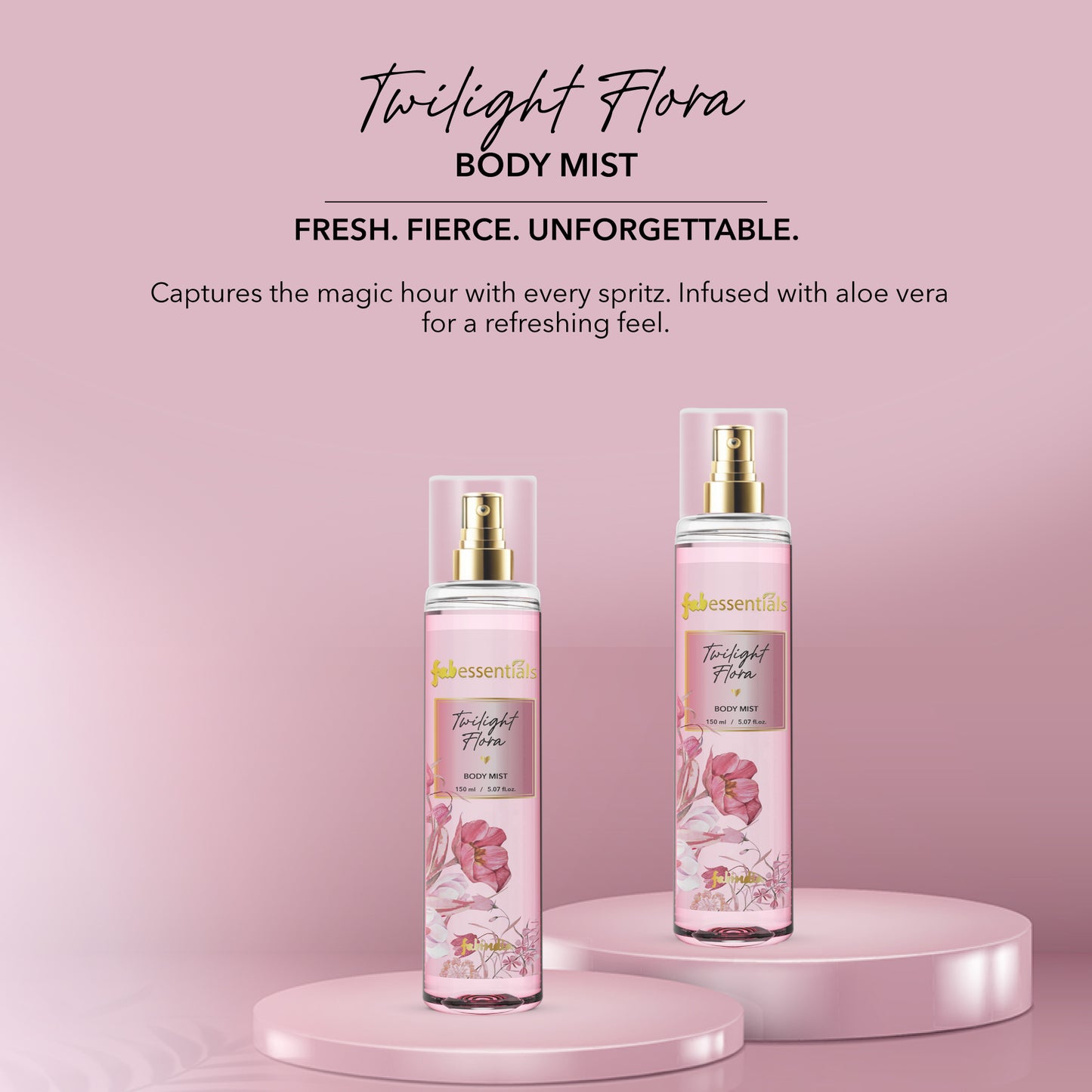 fabessentials Twilight Flora Fine Fragrance Body Mist 150ml | Luxury Fine Fragrance Mist for Women & Men