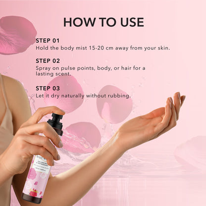 fabessentials Pure Rose Water 110ml | Alcohol-Free Face Toner or Face Mist