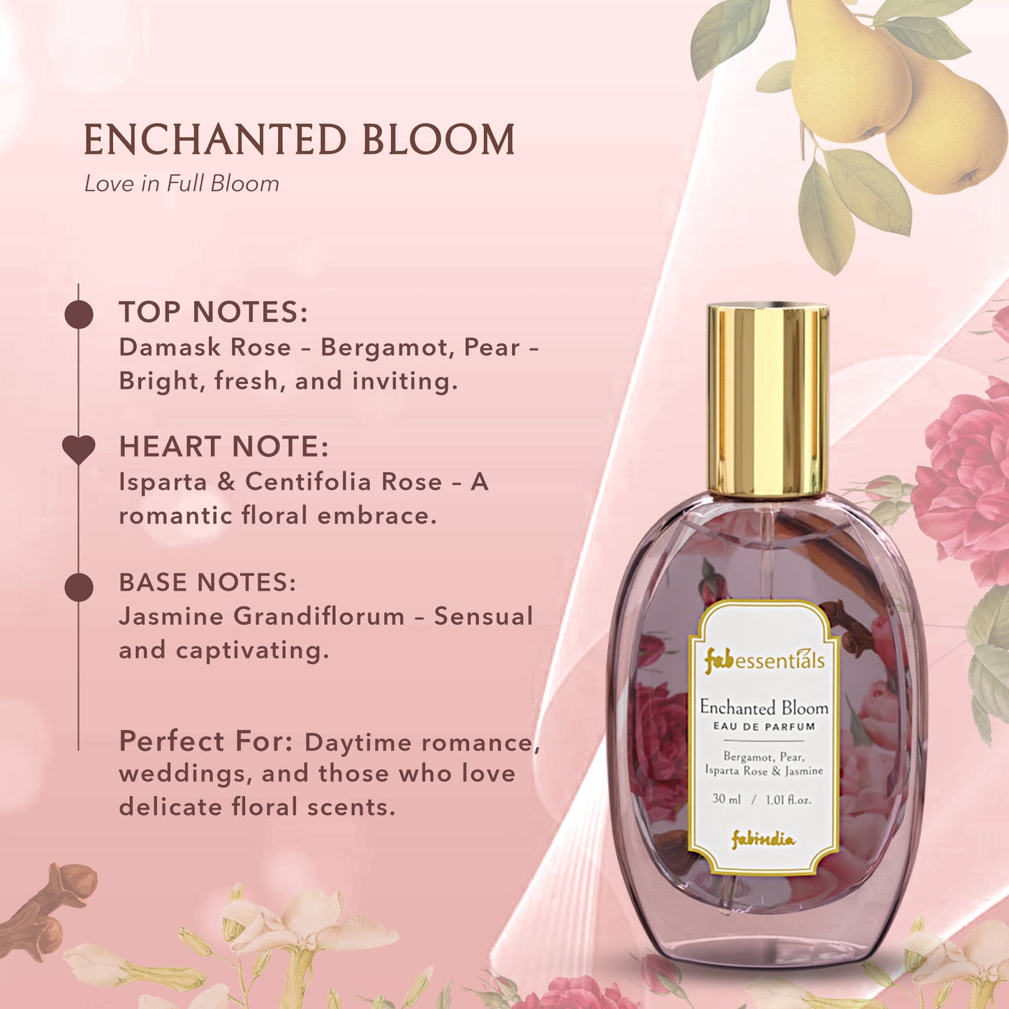 fabessentials Luxury Perfume Gift Set | Eau De Parfum for Men & Women | Long-Lasting Fragrances 3 x 30ml