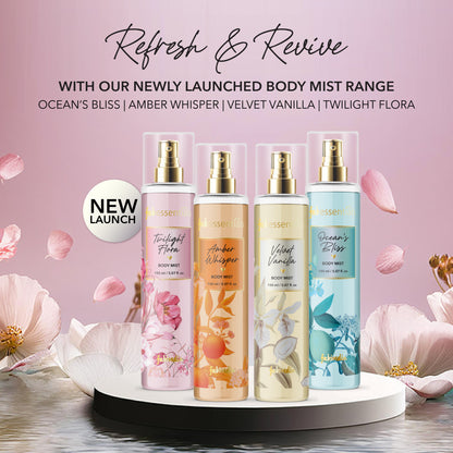 fabessentials Twilight Flora Fine Fragrance Body Mist 150ml | Luxury Fine Fragrance Mist for Women & Men