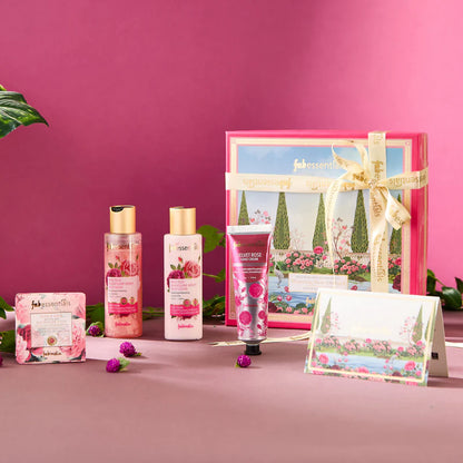 Blooming Rose Orchard Bath & Body Gift Set - Pack of 4