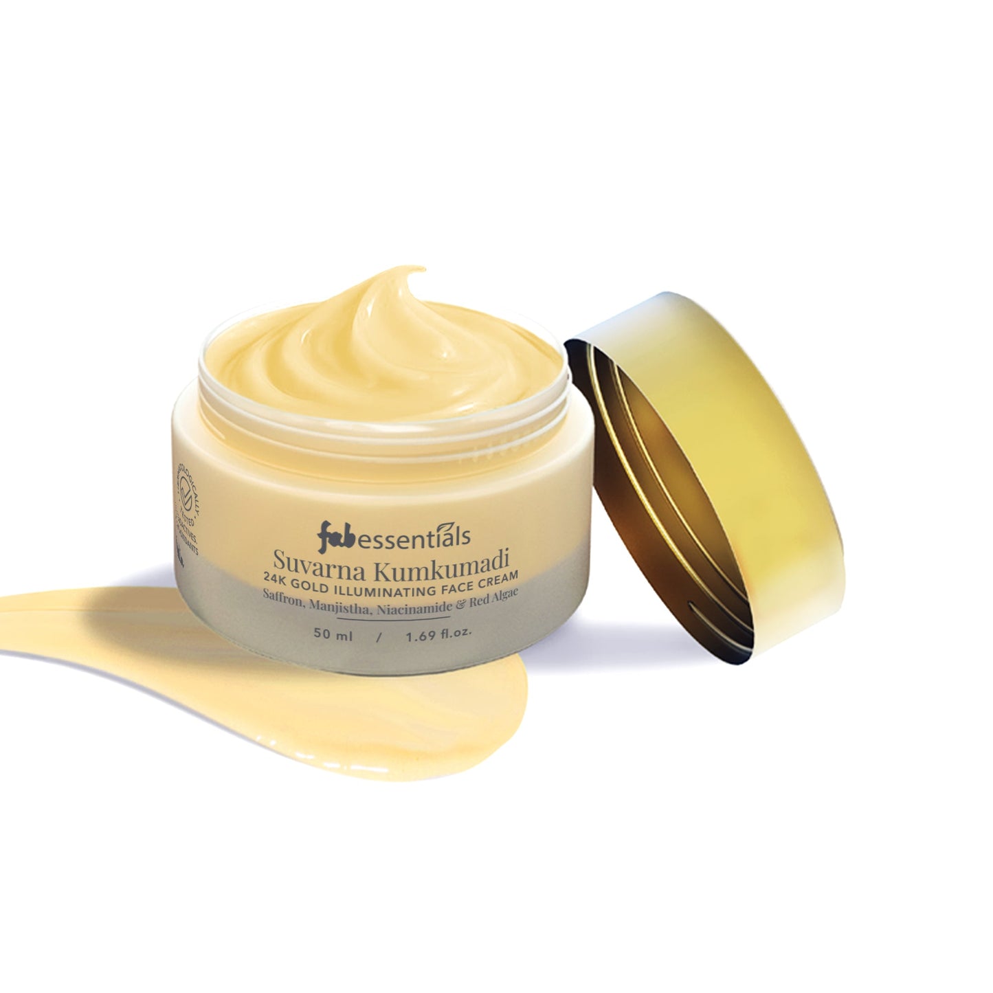 fabessentials Suvarna Kumkumadi 24K Gold Face Cream with Niacinamide & Red Algae 50ml