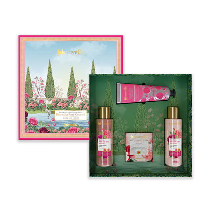 Blooming Rose Orchard Bath & Body Gift Set - Pack of 4