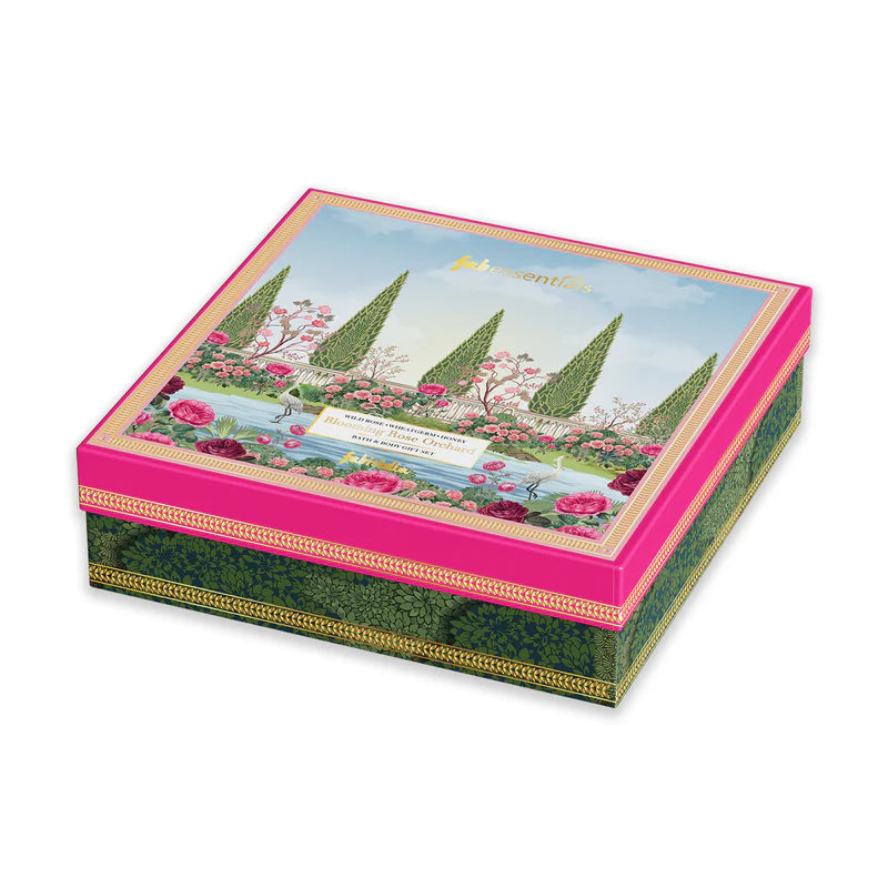 Blooming Rose Orchard Bath & Body Gift Set - Pack of 4