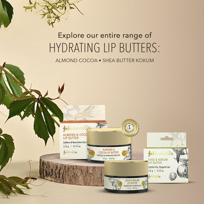fabessentials Almond & Cocoa Lip Butter 3.5g | Lip Balm for Chapped Lips