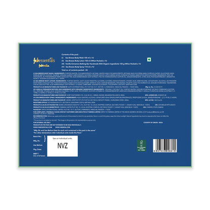 fabessentials Sea Breeze Spa Body Care gift Set 310g | Bath & Body Gift Set