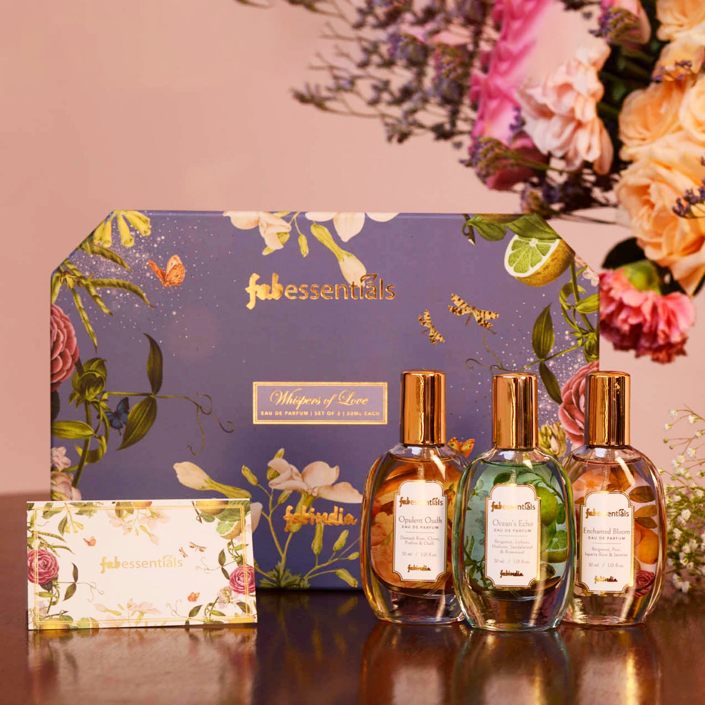 fabessentials Luxury Perfume Gift Set | Eau De Parfum for Men & Women | Long-Lasting Fragrances 3 x 30ml