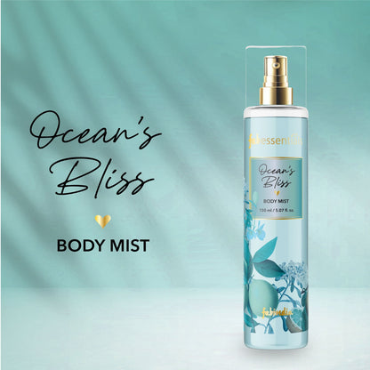 fabessentials Ocean's Bliss Body Mist 150ml | Luxury Fine Fragrance Mist for Women & Men
