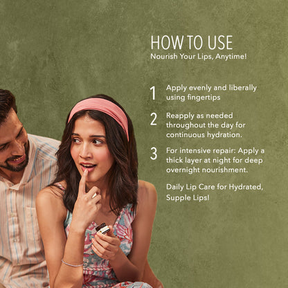 fabessentials Shea & Kokum Lip Butter 3.5g | Lip Balm for Chapped Lips