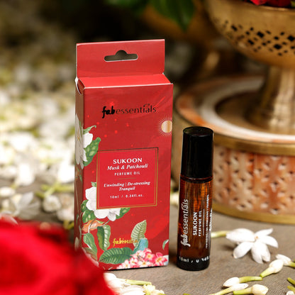 fabessentials Perfume Oil 10ml (Sukoon) | Roller ball Perfume Oil for Men & Women