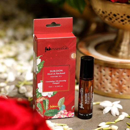 fabessentials Perfume Oil 10ml (Sukoon) | Roller ball Perfume Oil for Men & Women