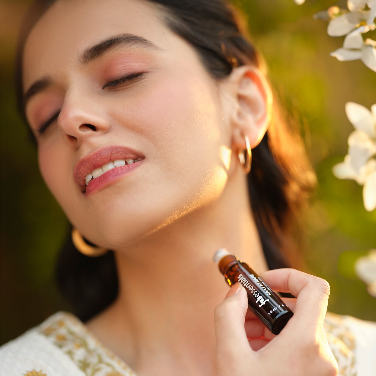 fabessentials Raat Ki Rani Jasmine & Neroli Perfume Oil 10ml | Roller ball Perfume Oil for Men & Women