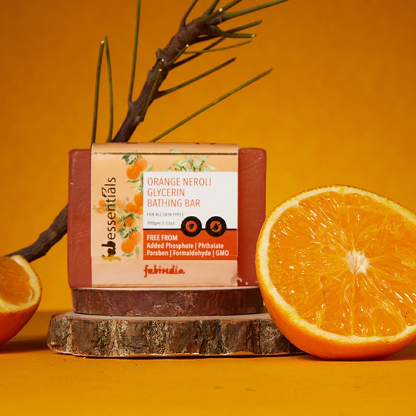 Orange Neroli Bathing Bar - 100 gm