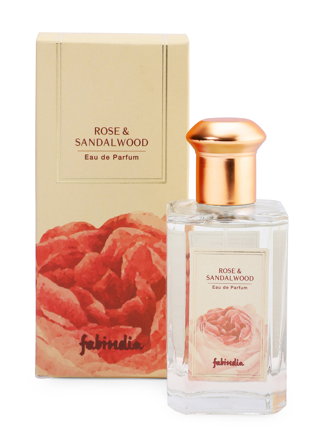 Fabindia Eau De Perfume Rose And Sandalwood Perfume 100ml Fabessentials Mu 5269