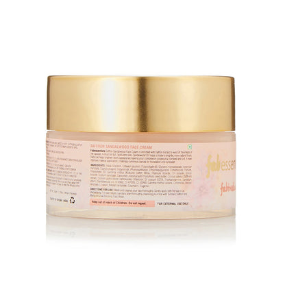 Saffron Sandalwood Face Cream - 50 gm