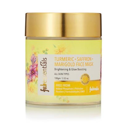 Turmeric Saffron Marigold Face Mask - 100 gm