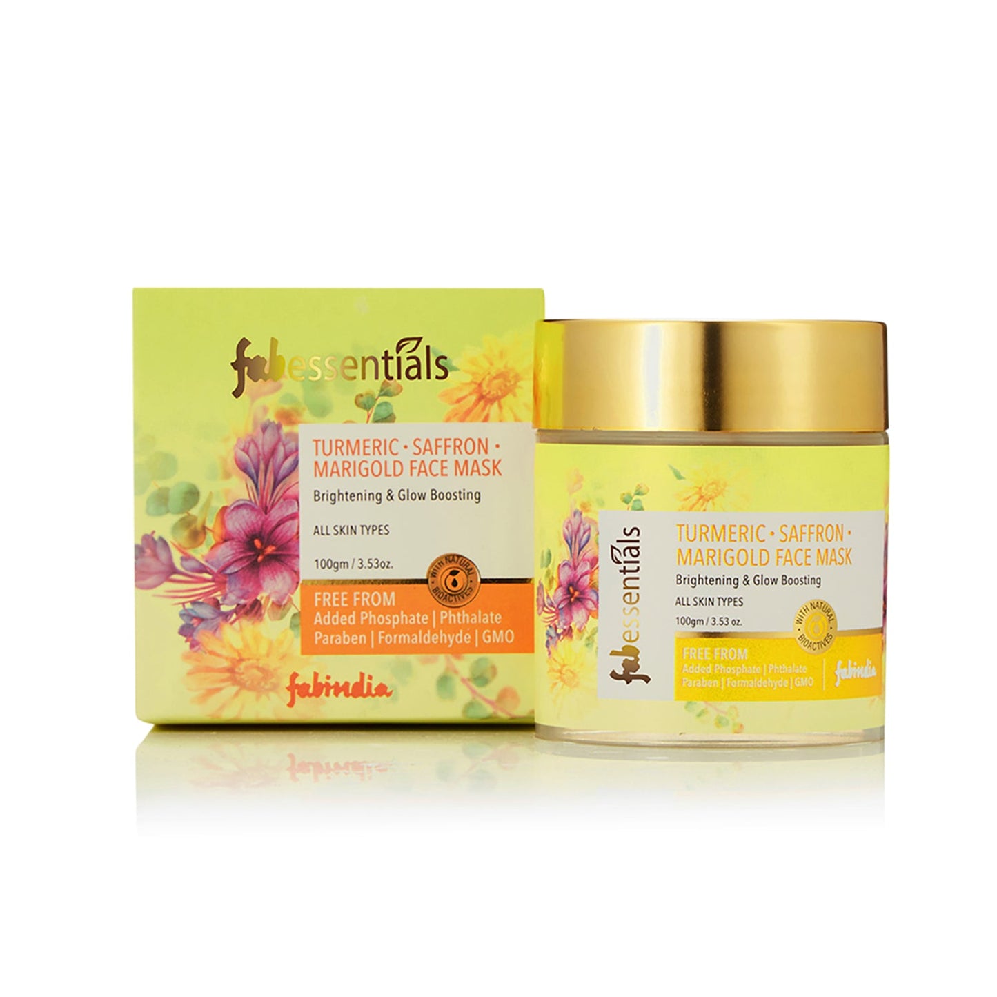 Turmeric Saffron Marigold Face Mask - 100 gm