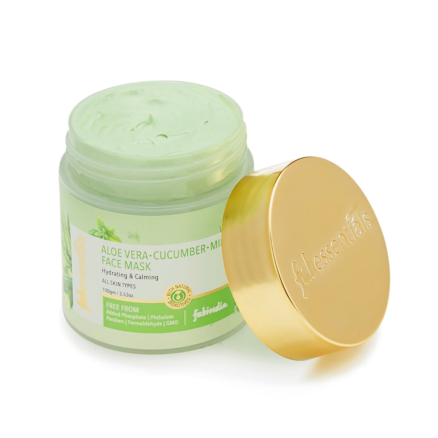 Aloe Vera Cucumber & Mint Face Mask - 100 gm