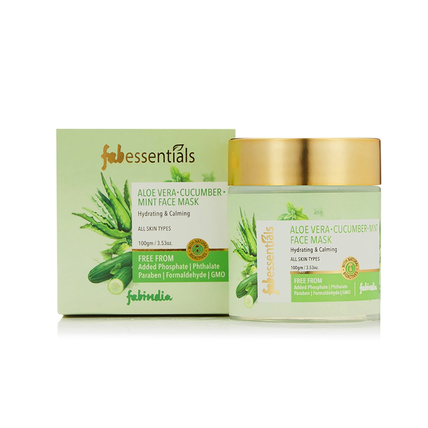 Aloe Vera Cucumber & Mint Face Mask - 100 gm