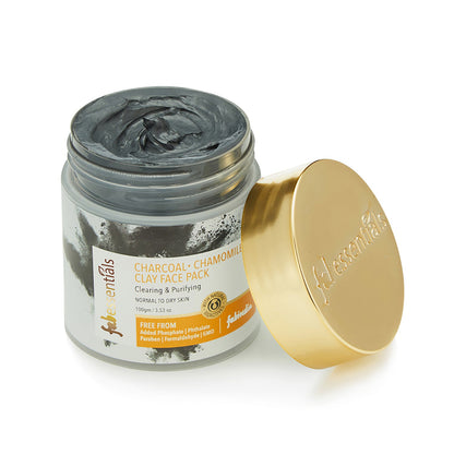 Charcoal Chamomile & Clay Face Pack - 100 gm