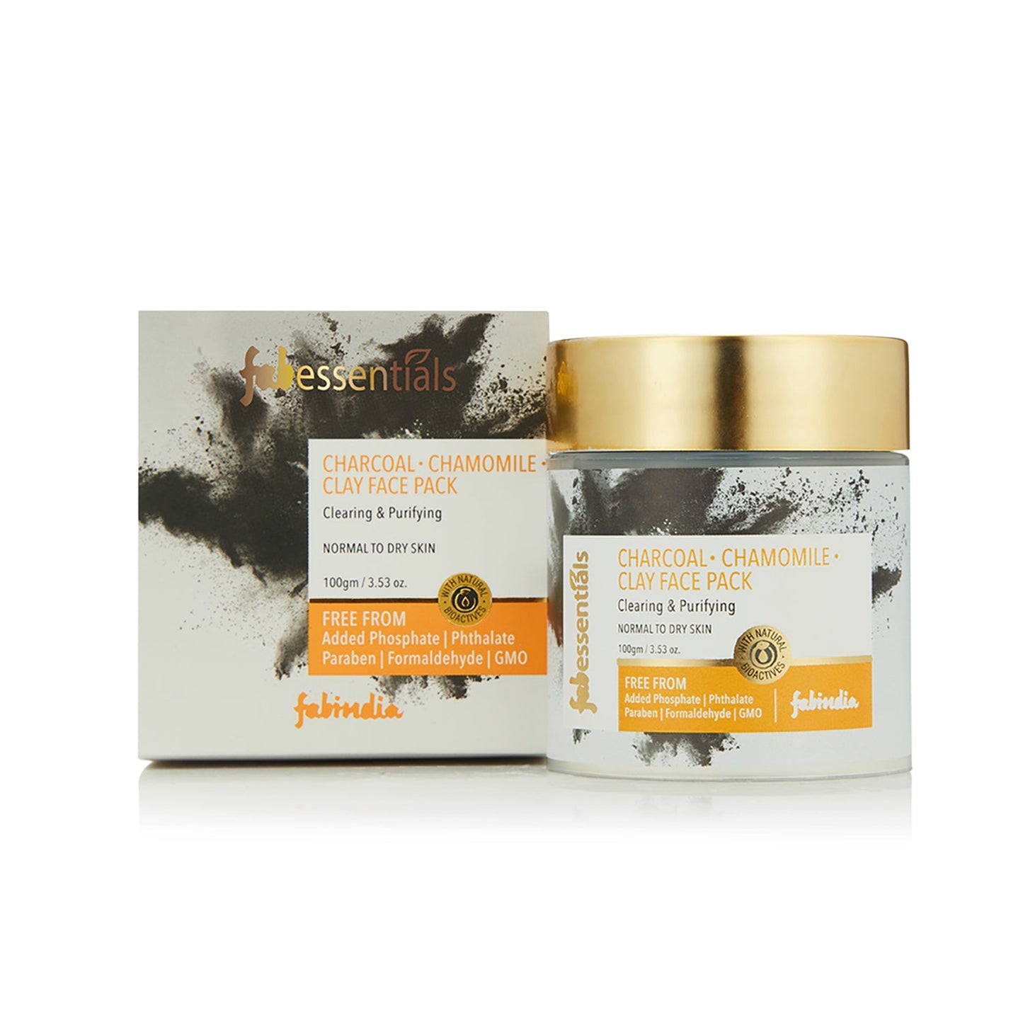 Charcoal Chamomile & Clay Face Pack - 100 gm