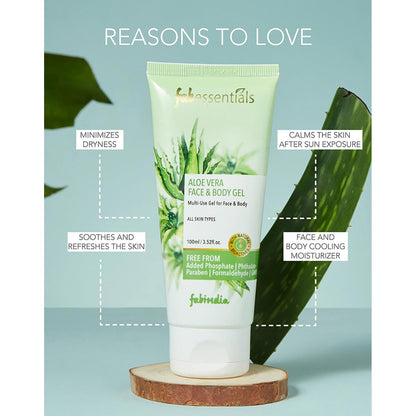 Aloe Vera Face & Body Gel - 100 gm