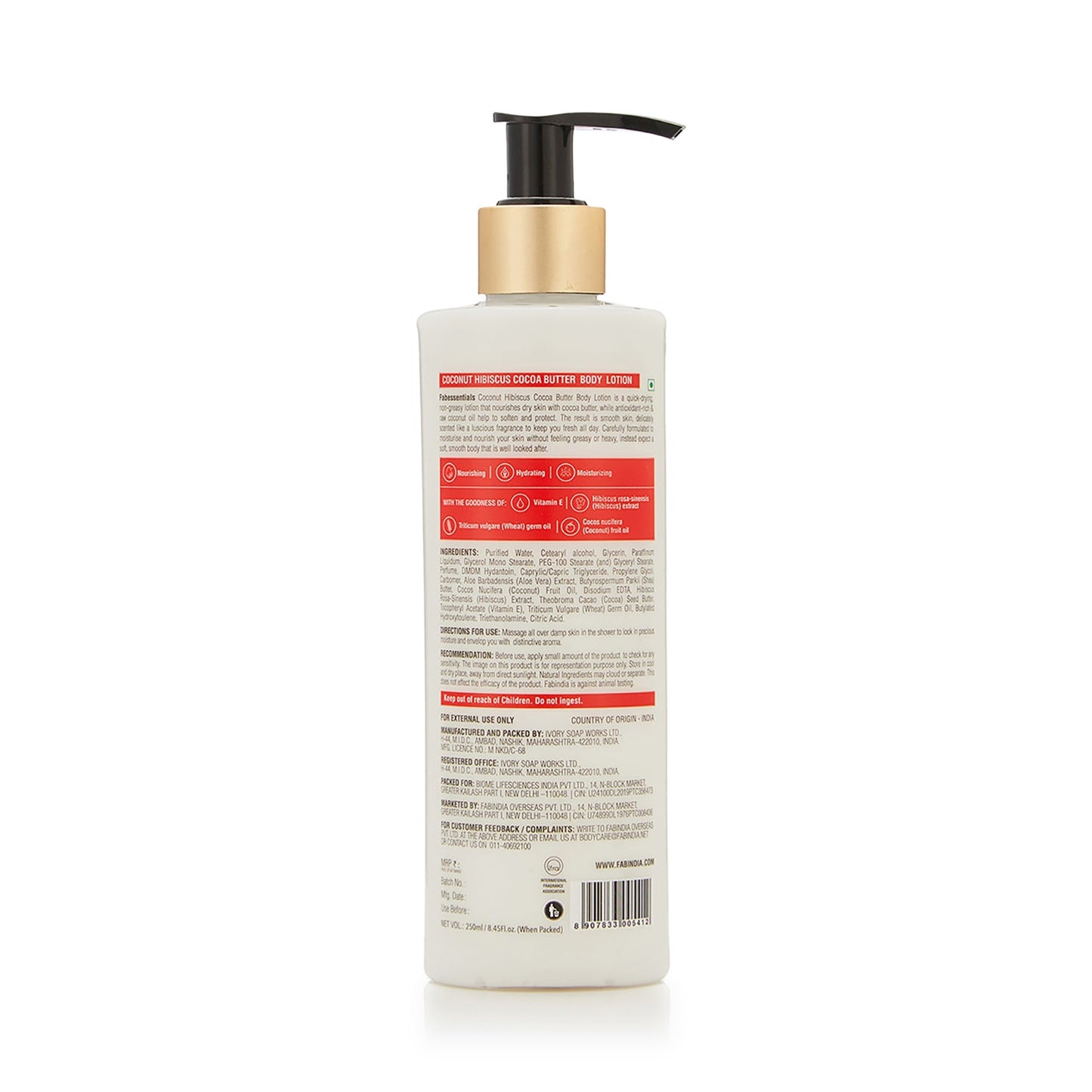 Coconut Hibiscus & Cocoa Butter Body Lotion - 250 ml