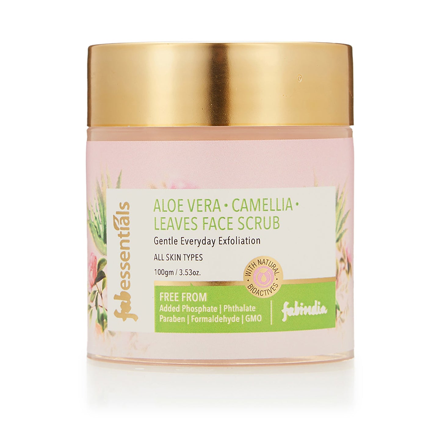 Aloe Vera & Camellia Leaves Face Scrub - 100 gm