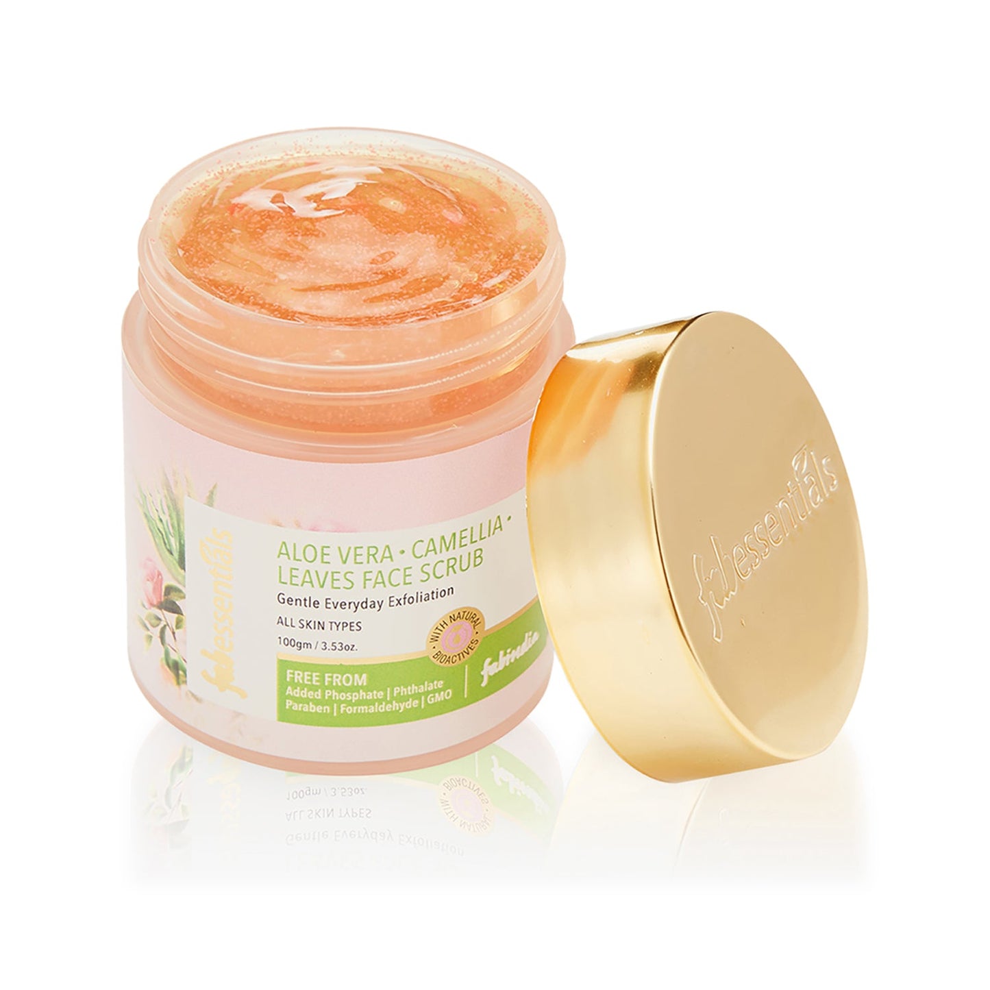 Aloe Vera & Camellia Leaves Face Scrub - 100 gm