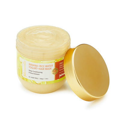 Banana Rice Water & Yogurt Hair Mask - 200 gm