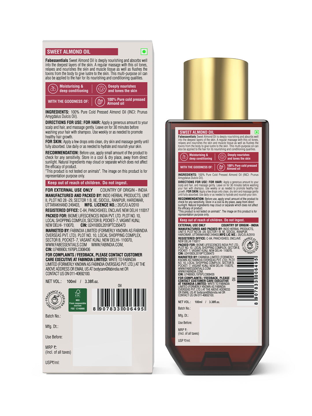 Sweet Almond Oil - 100 ml