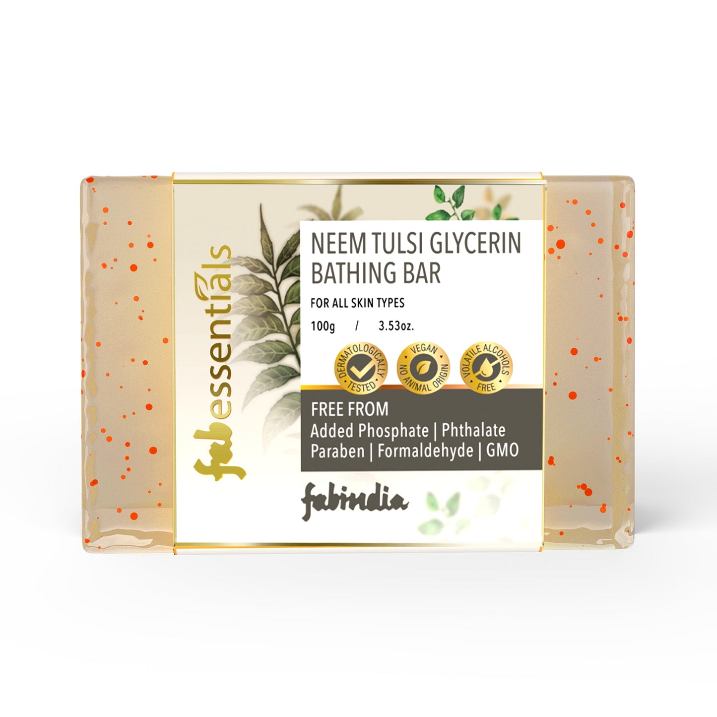 Neem Tulsi Glycerin Bathing Bar - 100 gm