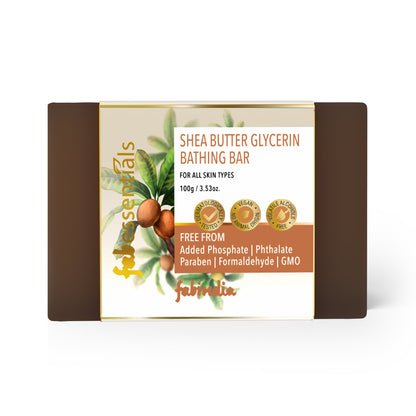 Shea Butter Glycerin Bathing Bar - 100 gm