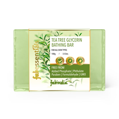 Tea Tree Glycerin Bathing Bar - 100 gm